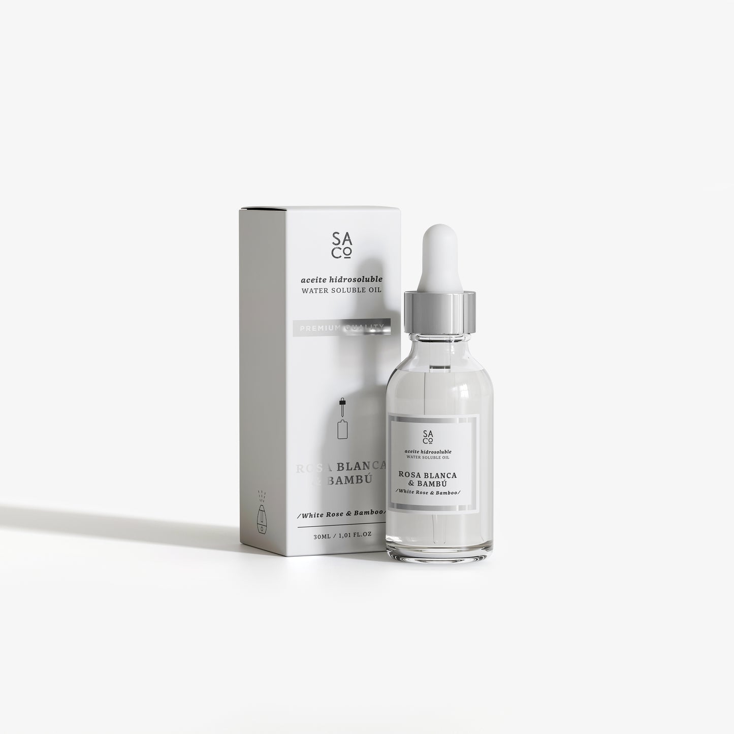 Aceite Hidrosoluble Premium - Rosa Blanca & Bambú