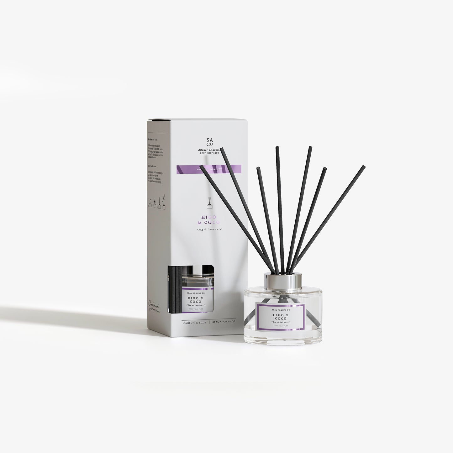 Premium Reed Diffuser - Fig & Coconut