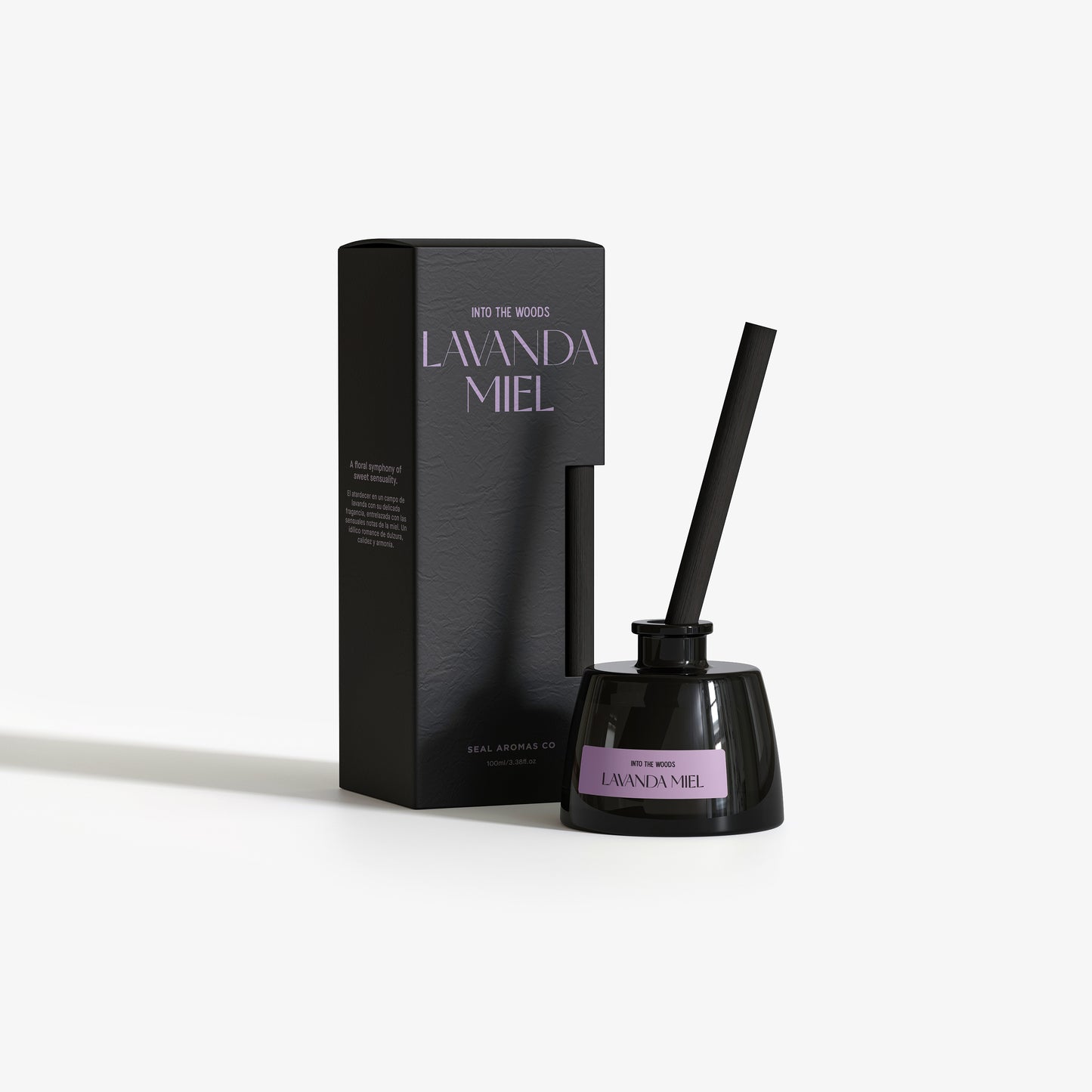 Into the Woods Black Reed Diffuser - Miel de lavande