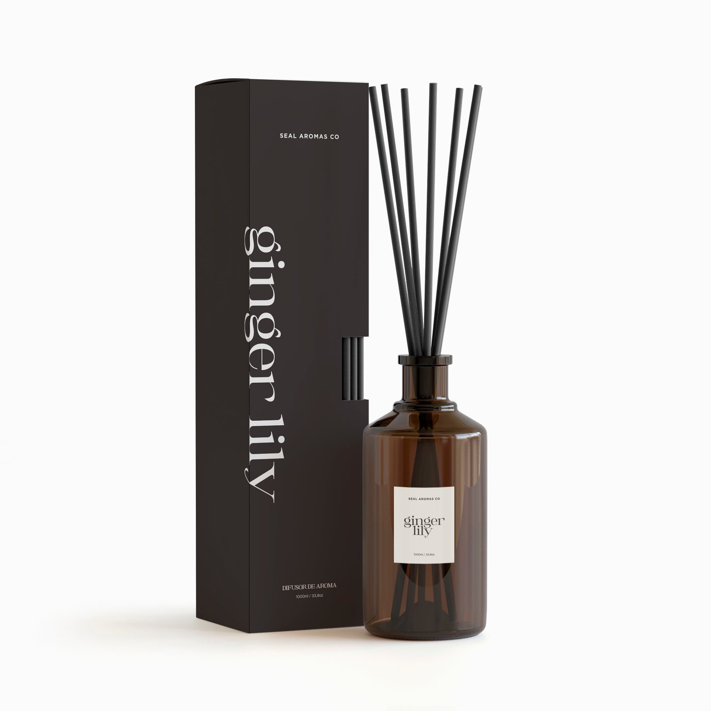 Reed Diffuser XXL Amber - Ginger Lily – SEAL AROMAS