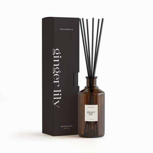 Reed Diffuser XXL Amber - Ginger Lily